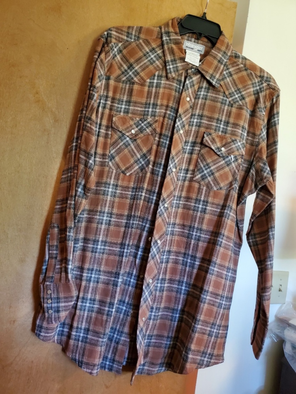 Wrangler shirt snap